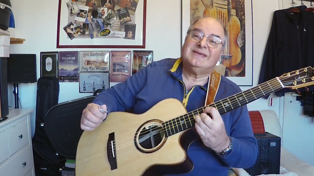 Oscar Klein: First Blues / New Orleans Blues (Medley); Cover by Opa Knut + Lakewood M54cp Custom
