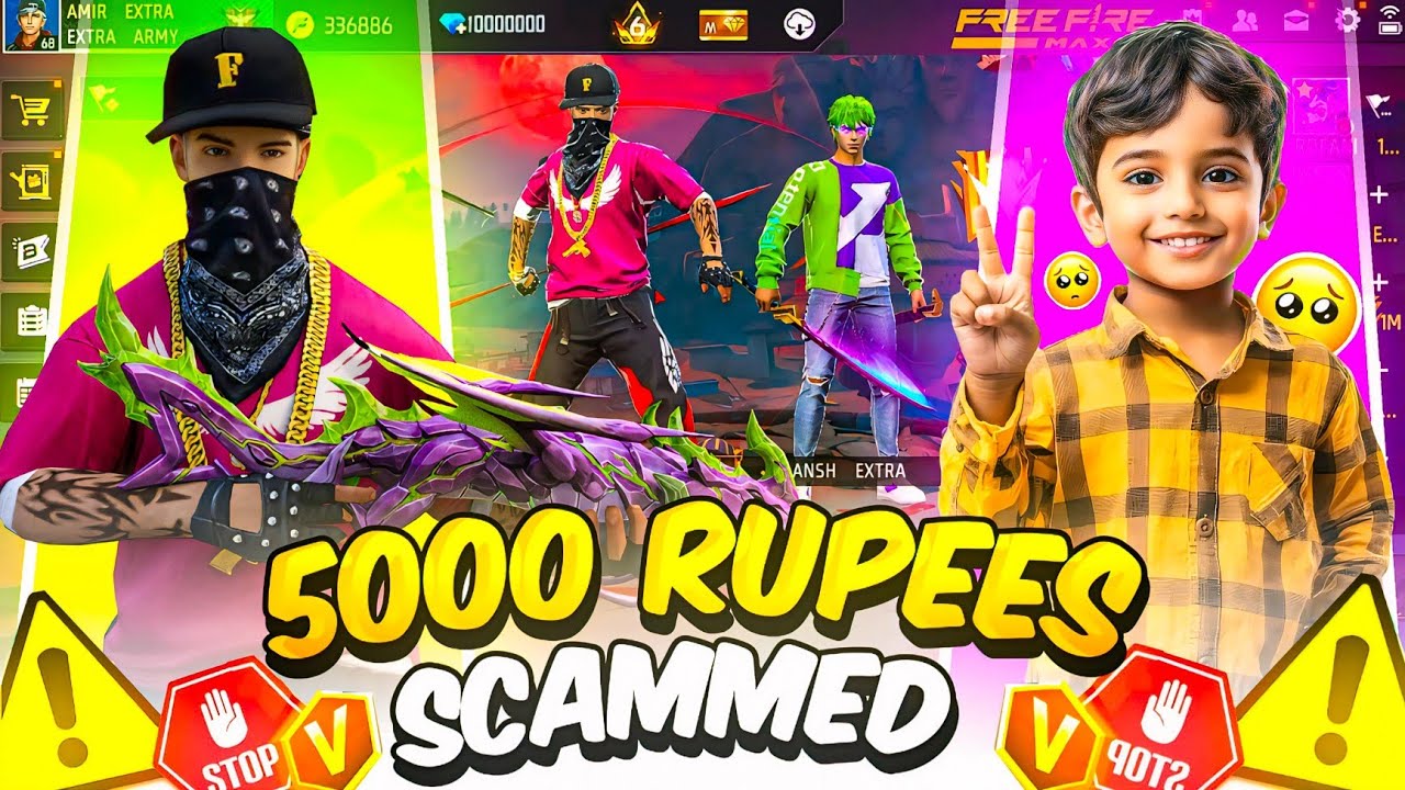 5000 RUPEES 😳😳 TO GAYA AB 🥺🥺 #freefire #freefiremax #garenafreefire #amirextra
