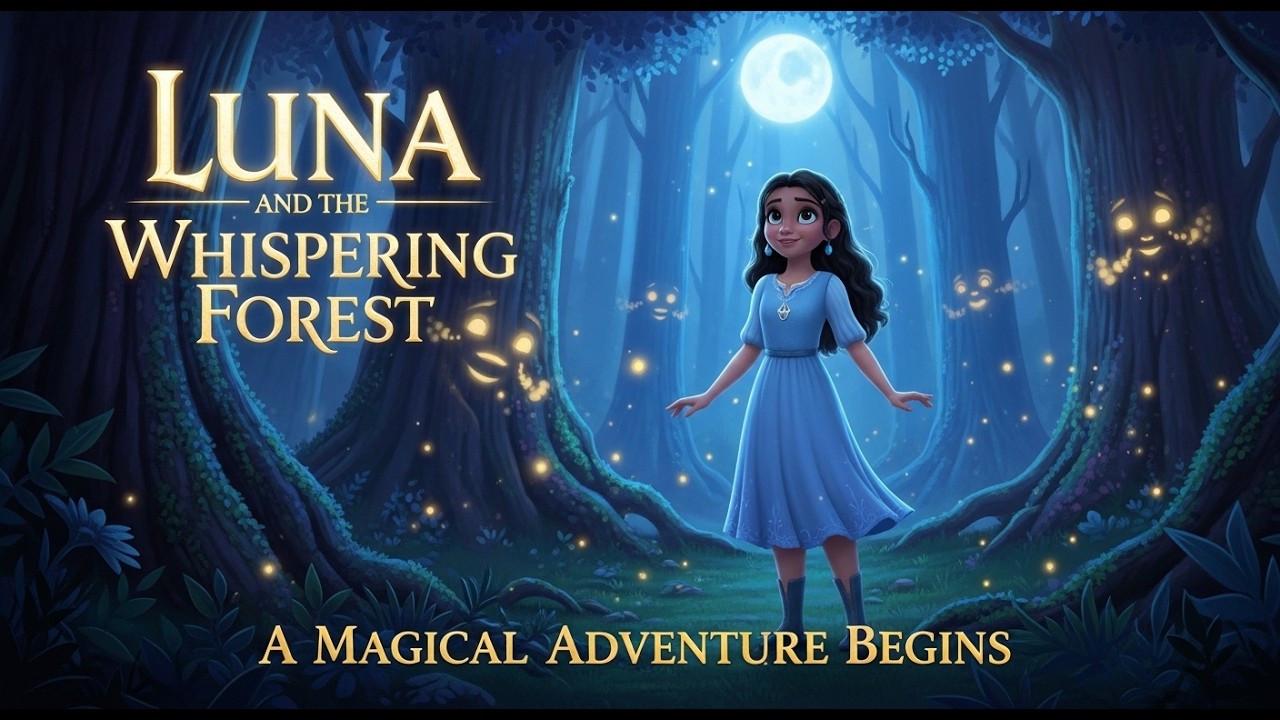 Luna and the Whispering Forest 🌙🌳
