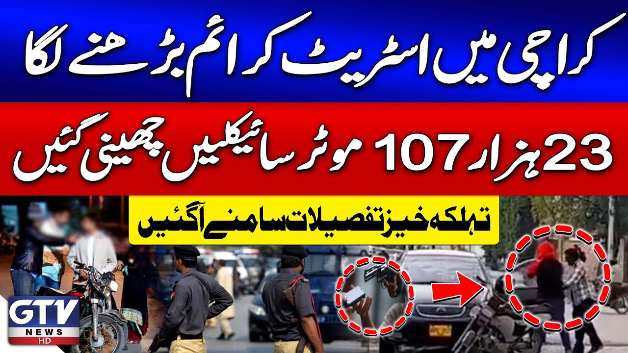 Shocking Rise in Street Crimes in Karachi | Shocking Details Revealed | Breaking News