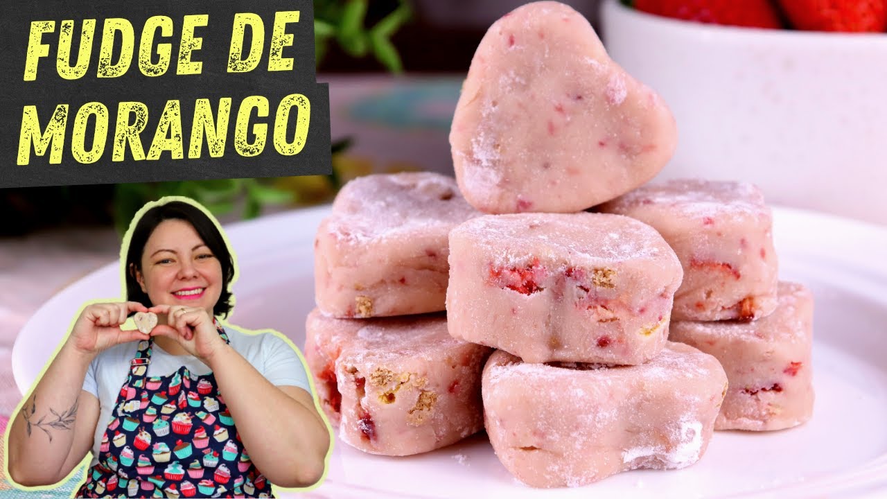 Dica para Valentine's Day: Docinho Fudge de morango | Priscila Piardi
