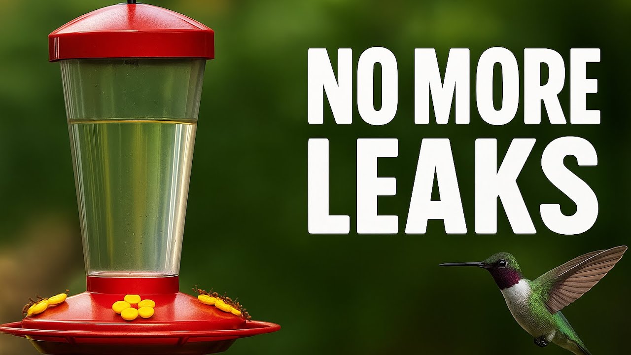 Why Your Hummingbird Feeder Is Leaking (And How to Fix It)