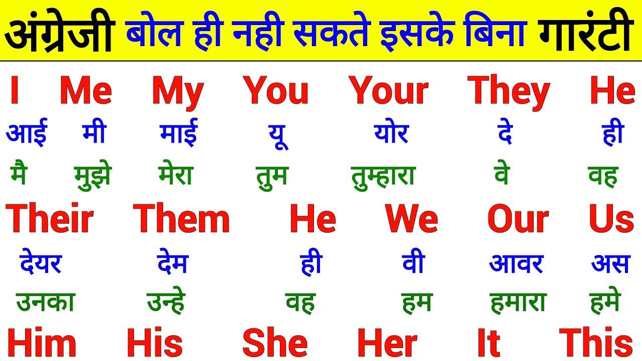 अंग्रेजी बोलने का असरदार मंत्र | English padhna kaise sikhe | How to learn english |