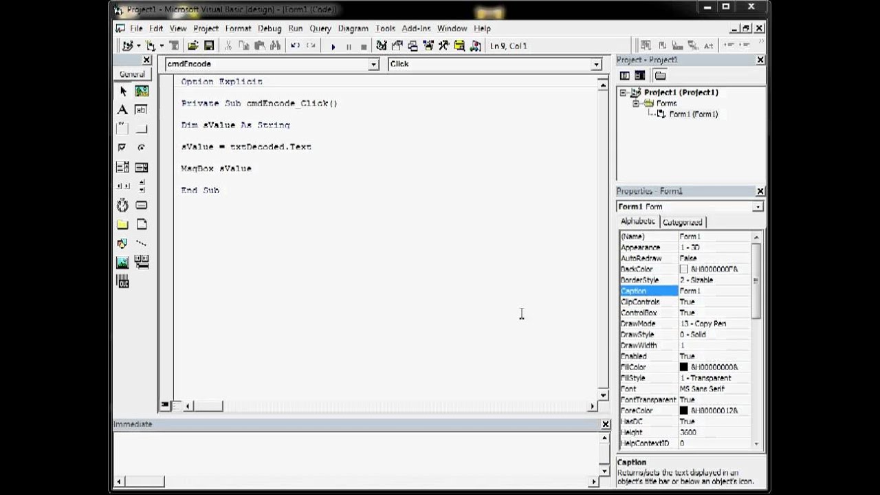 VB6 Tutorial 007 - Debugging and Stepping Through