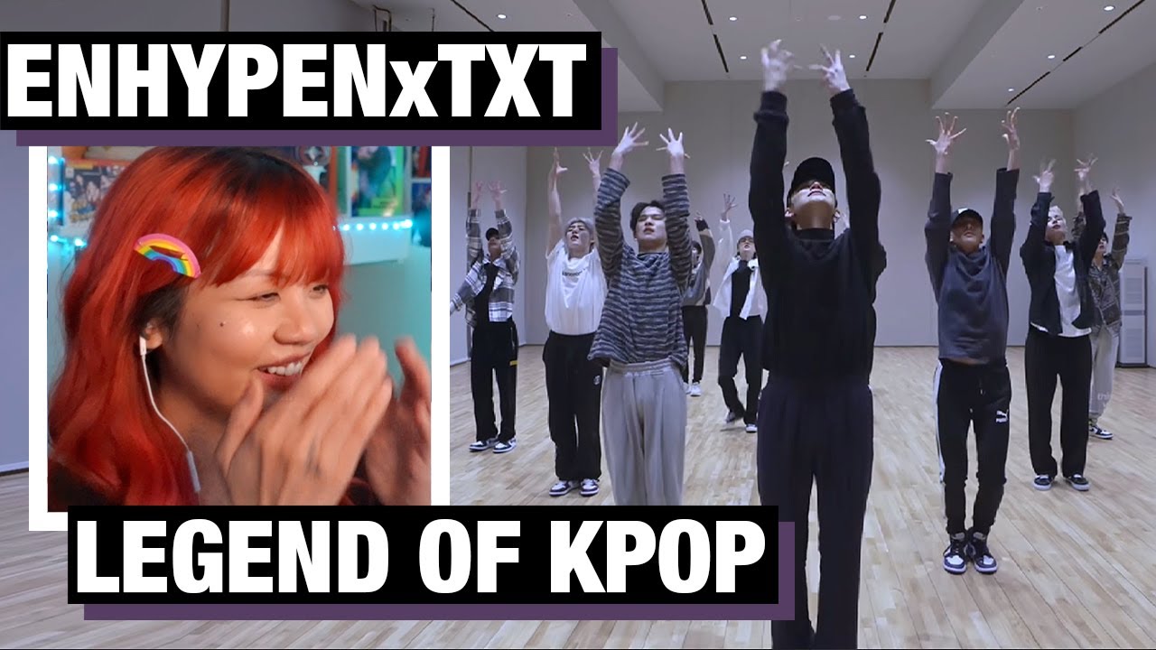 Точка зрения бывшего танцора — репетиция выступления TXT x ENHYPEN «Легенда K-pop»