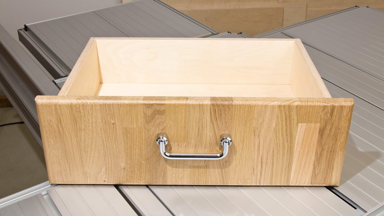 Schubladen selber bauen Möbel selber bauen DIY Schubladenschrank mit Schublade selber machen Drawer