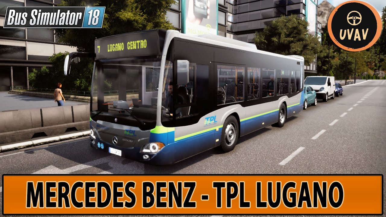 BUS SIMULATOR 18 - MERCEDES BENZ C2 - TPL LUGANO