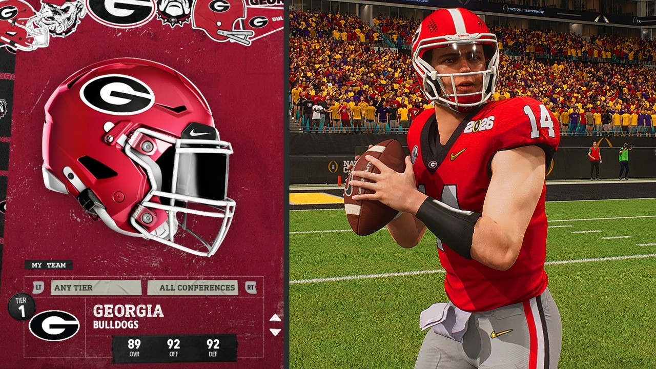 Georgia Makes The Game EASY! CFB26 Road to the CFP