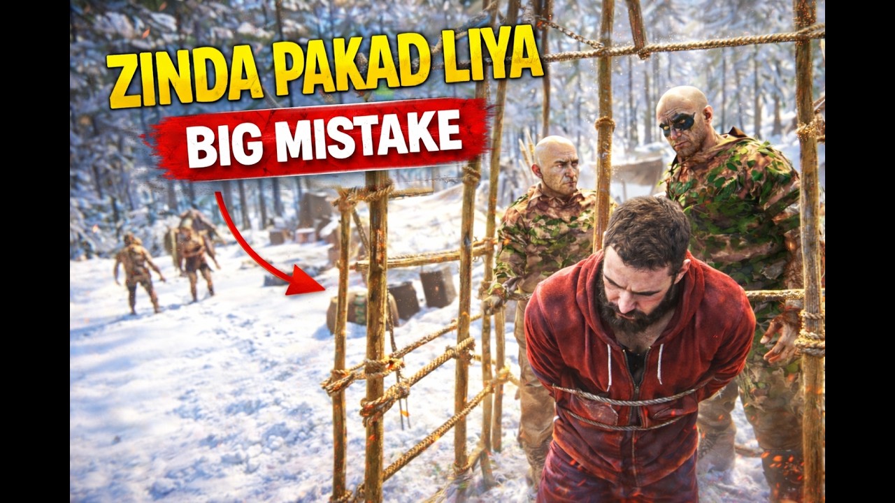 Fight Jeetne Gaya Tha… PRISONER Ban Gaya 😨 | Sons of the Forest