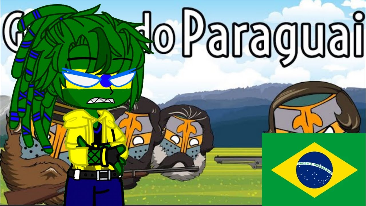 GACHA: PAÍSES REAGEM A GUERRA DO PARAGUAI PARTE 1 (🇧🇷/🇺🇲) (@ImperiosAD) (GACHAGLITCH)