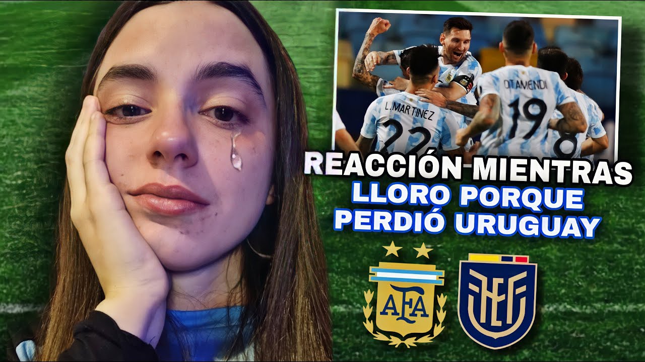 ARGENTINA vs ECUADOR | Reacción de HINCHA URUGUAYA *llorando* | Copa América 2021