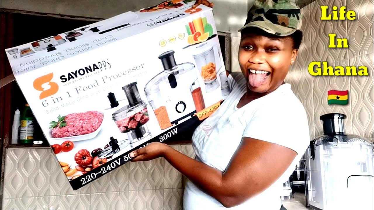Local Village Girl unboxes her 6in1 Sayona Food Processor/Vlogmas Ep13