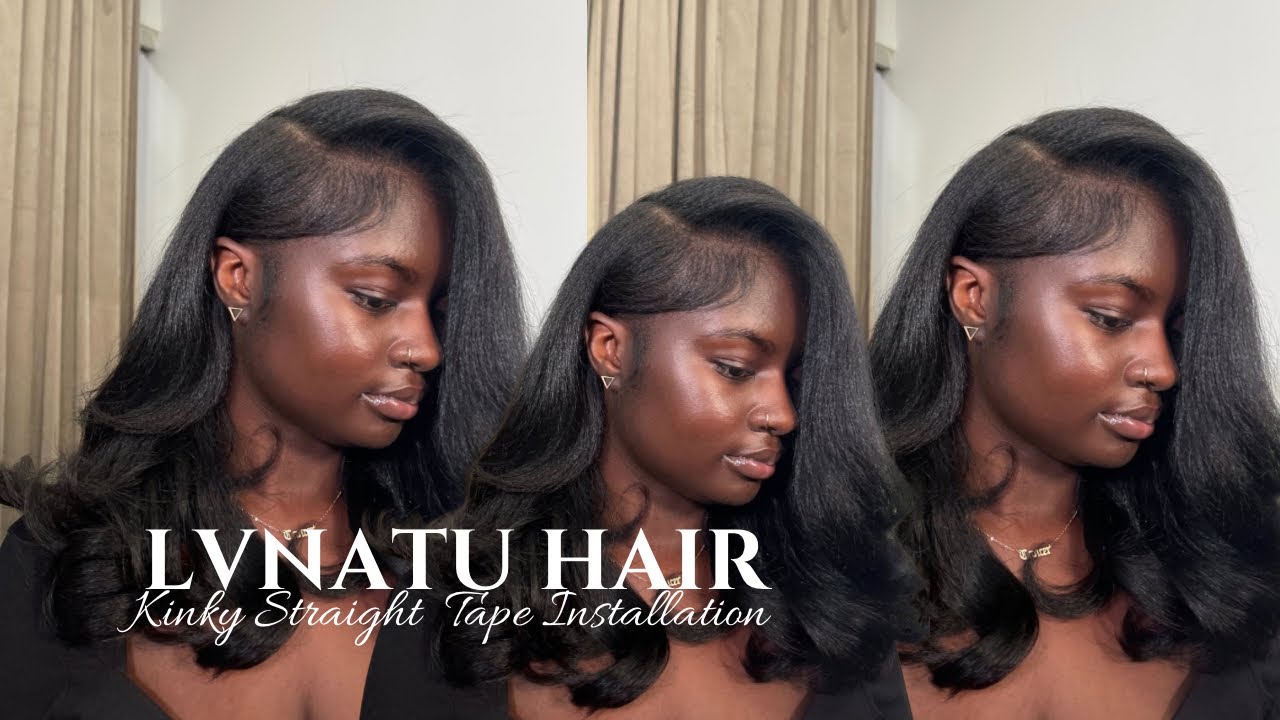 Slay Naturally: Kinky Straight Perfection with Lvnatu Hair