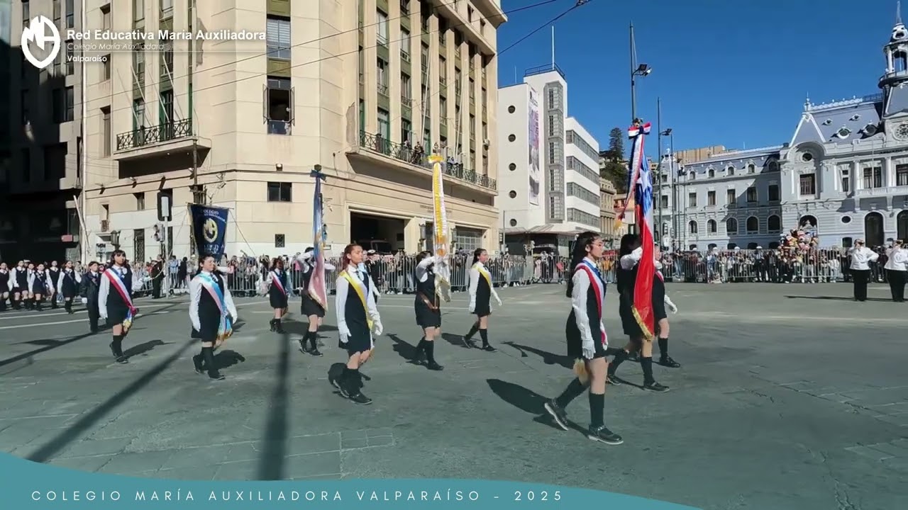 Desfile Glorias Navales Colegio María Auxiliadora Valparaíso
