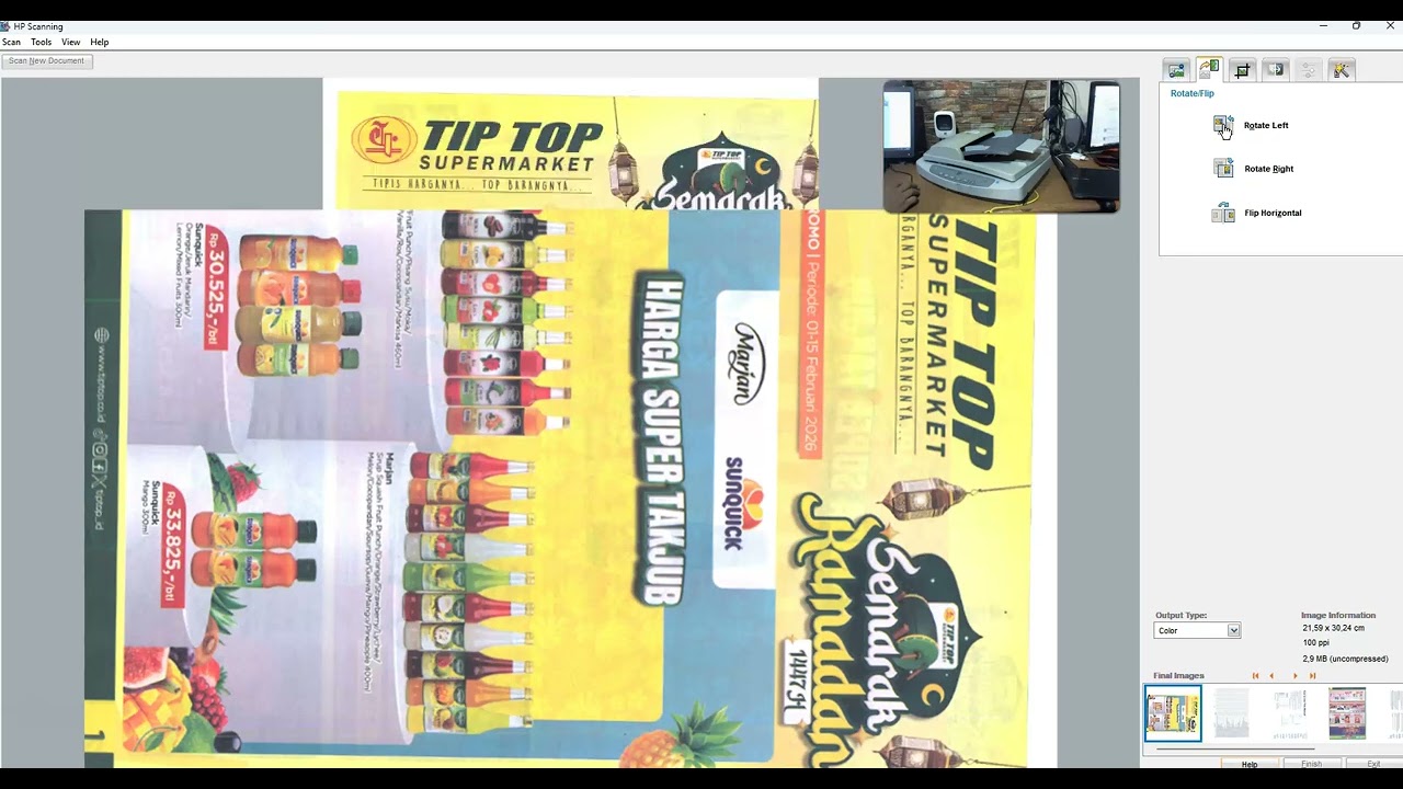 Scanner Folio HP Scanjet 5590 Ada ADF Untuk Scan Folio F4 Melalui ADF widy_kuro shopee