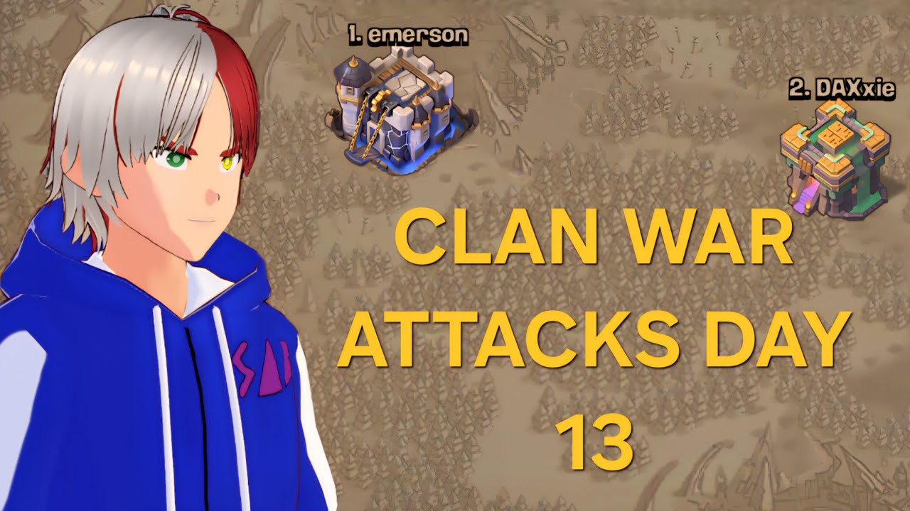 Clan War Attacks - Day 13 | Clash Of Clans
