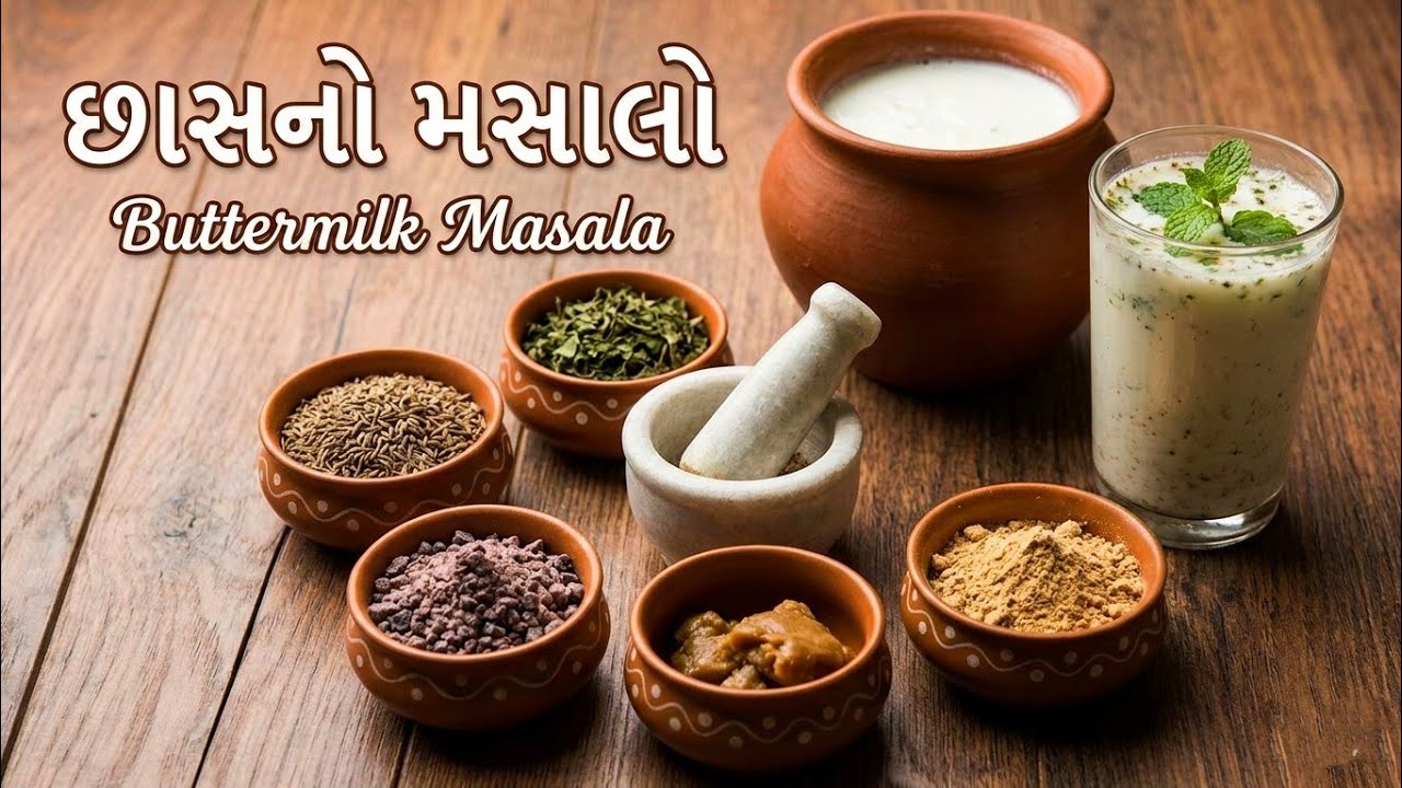 છાશ નો મસાલો આખા વર્ષ માટે બનાવાની સૌથી સરળ રીત | Buttermilk Masala | chas no masalo banavani rit
