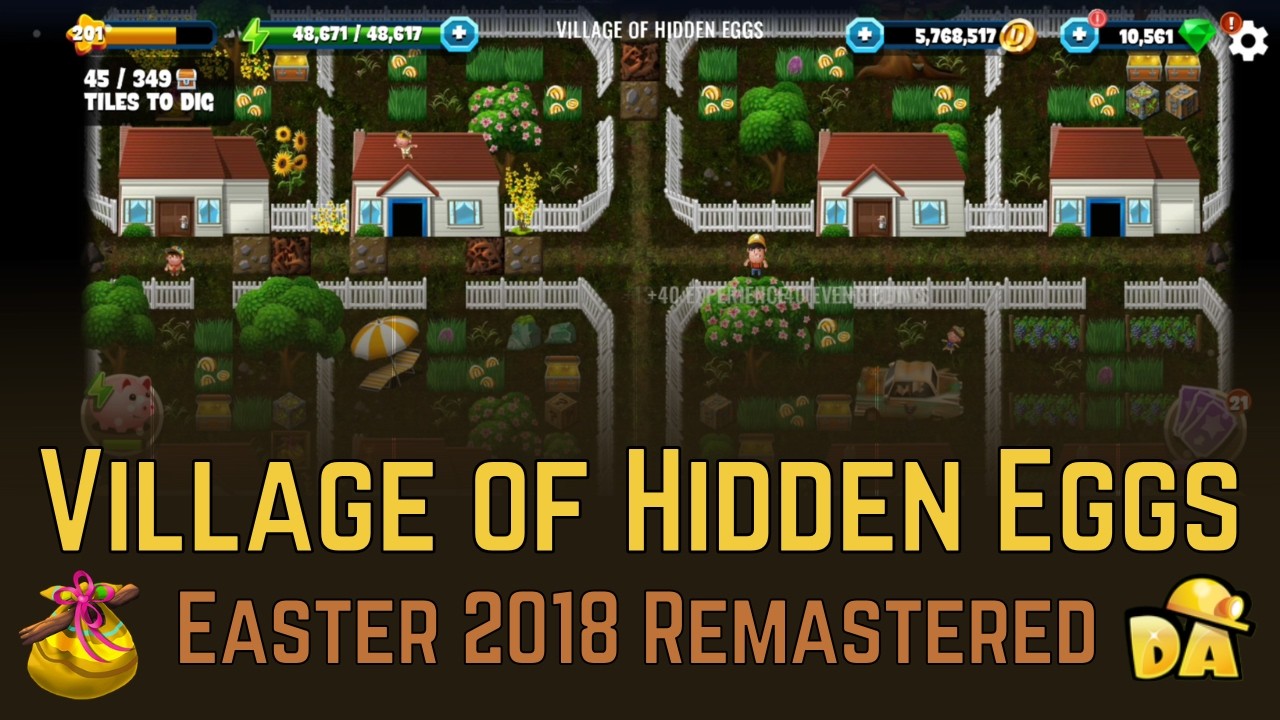 Village of Hidden Eggs - #5 Easter 2018 Remastered - Diggy's Adventure
