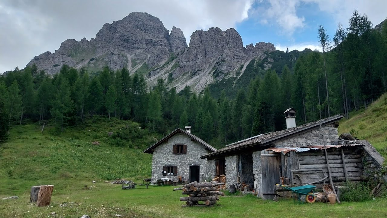 PIAN DI MELUZZO - CASERUTA DEI PECOLI - CASERA VAL BINON! VAL MELUZZO