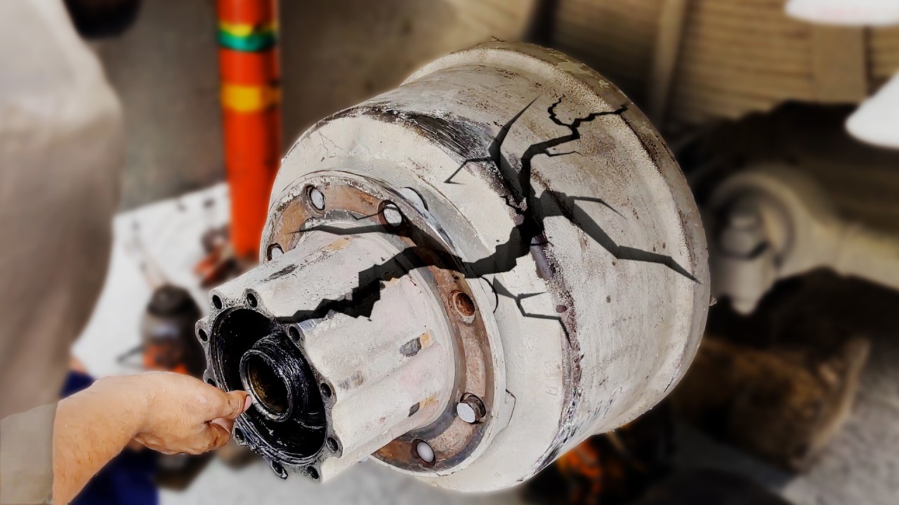Pakistani Truck Wheel Stud removal and Replacement