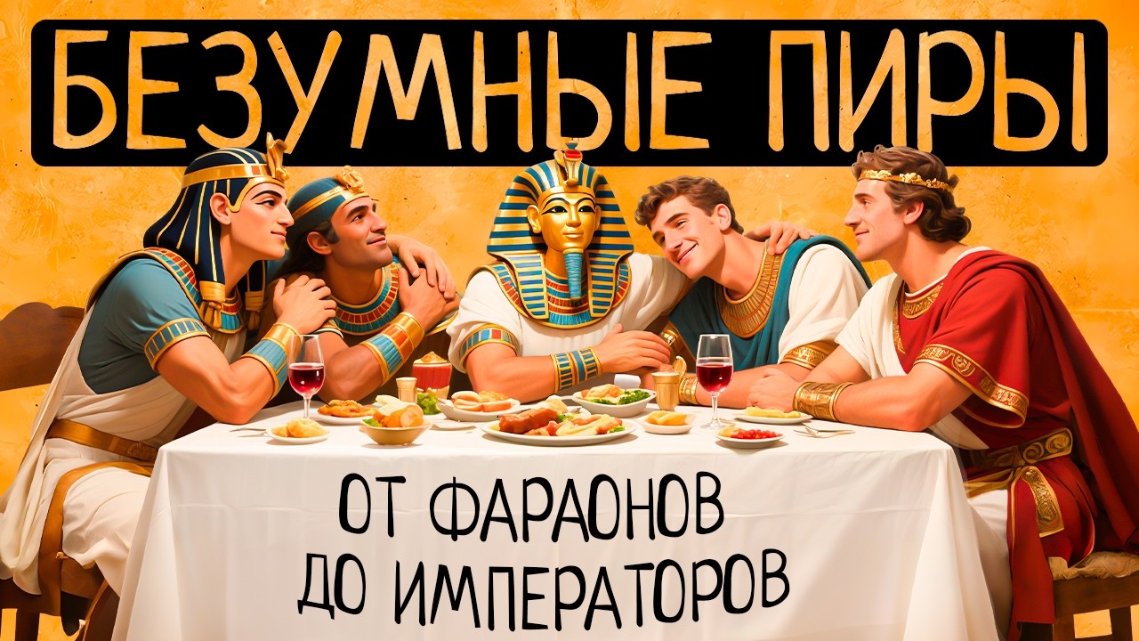 🔥 Шокирующая правда о пирах Древнего Египта и Рима: почему Вы бы предпочли голодать?/Сборник видео