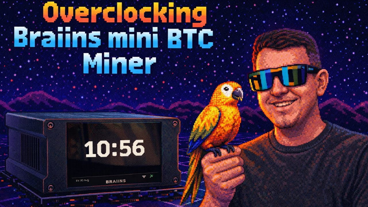 Overclocking Brains Mini Bitcoin Miner