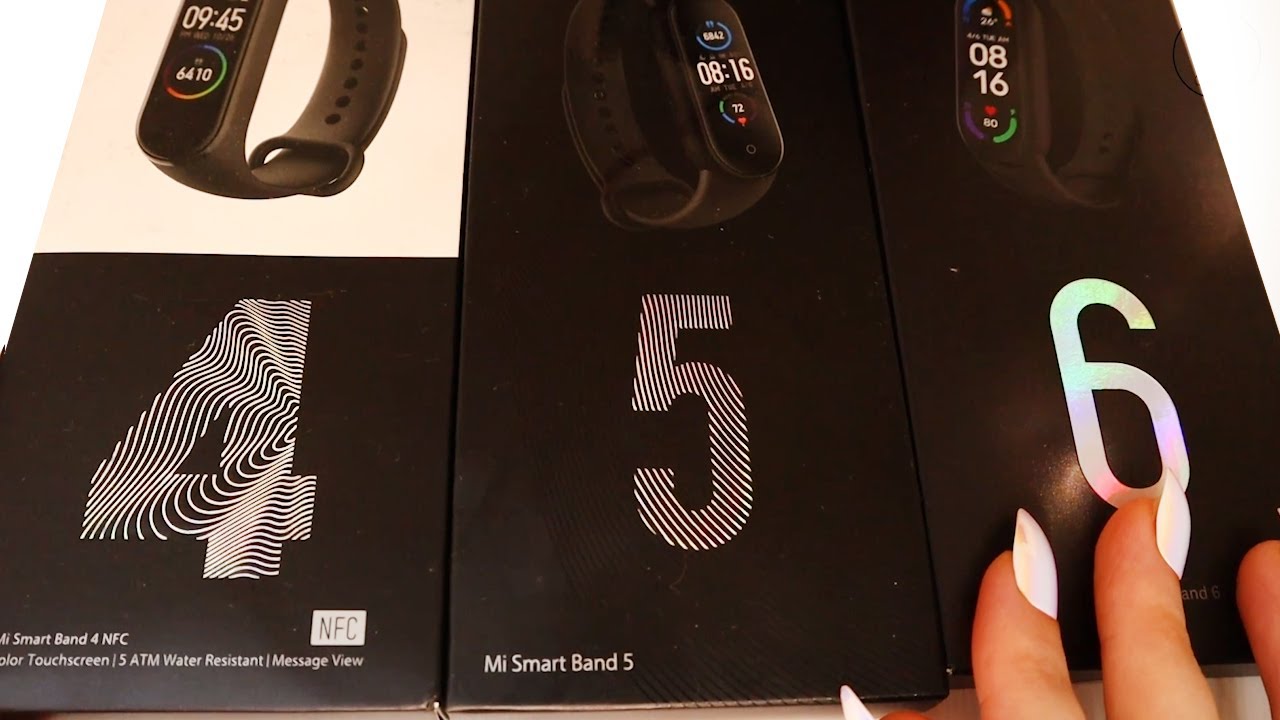 Xiaomi Mi Smart Band 4 Mi Band 5 Mi Band 6 - Unboxing ASMR