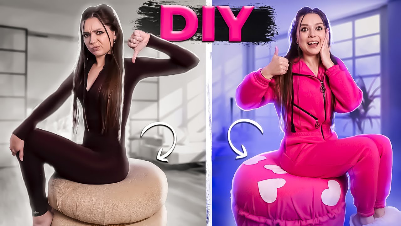 DIY балакучка. Переробляємо старий пуф і теревенькаємо за життя 🐞 Afinka