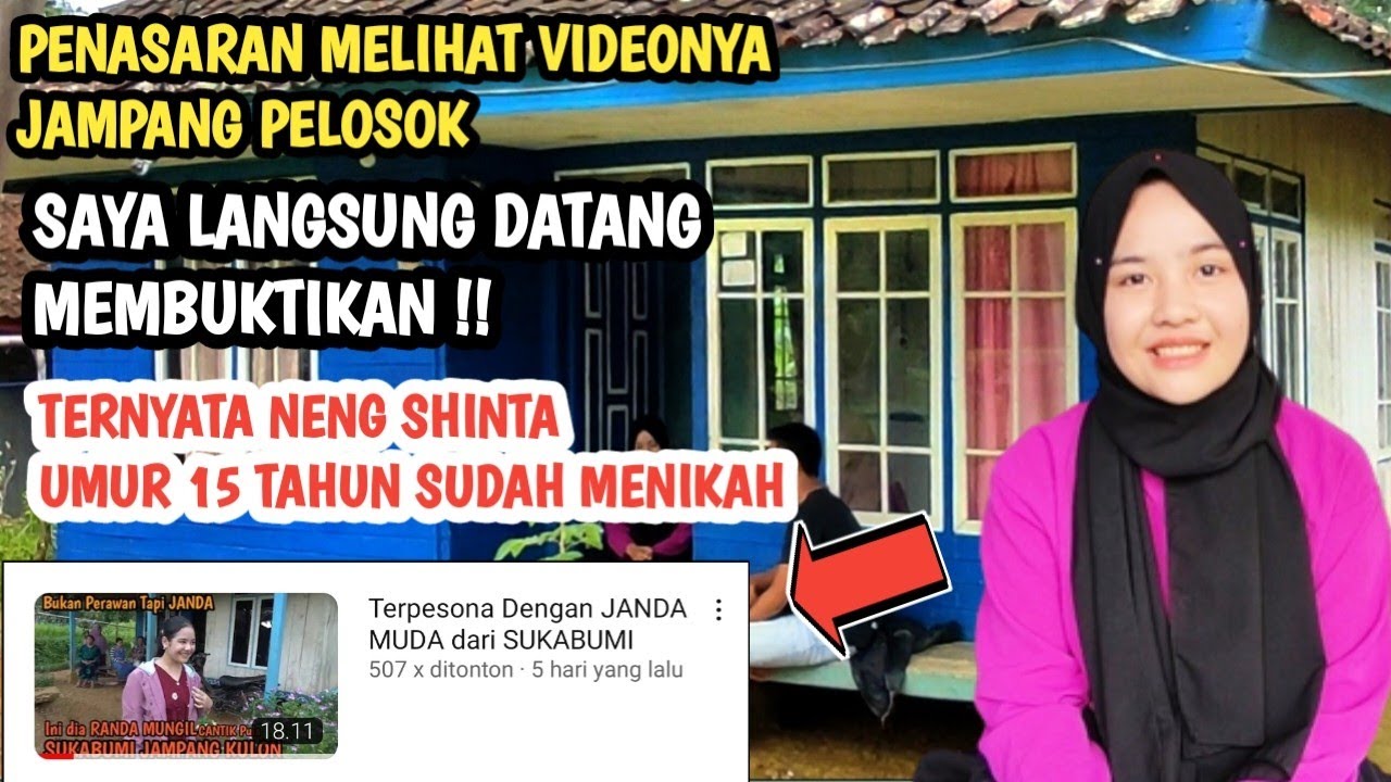 Penasaran Sama Neng Shinta Amelia Janda Cantik Usia 17 Tahun dari Video Jampang Pelosok