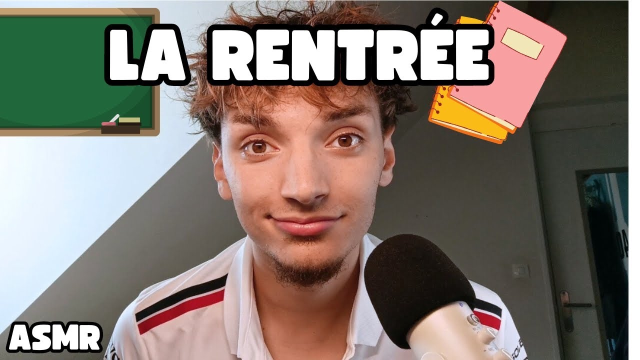 ASMR FRANÇAIS : ASMR RENTRÉE SCOLAIRE 2025 🏫🎒 (VIENS TU VA KIFFER)