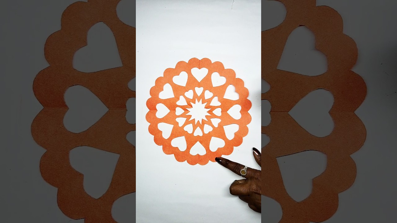 Easy Heart Paper Cutting ❤️ | DIY Paper Craft | 