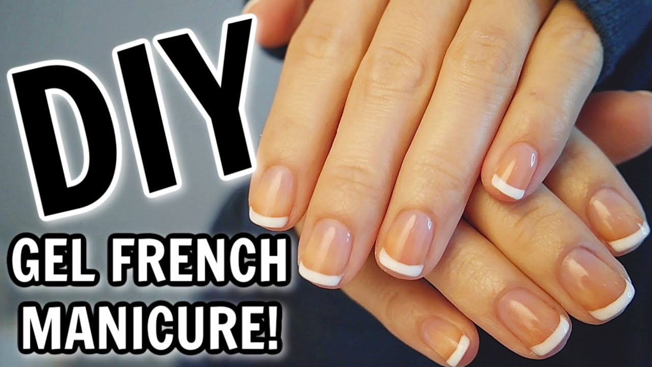 DIY Gel French Manicure (Free-Hand)!