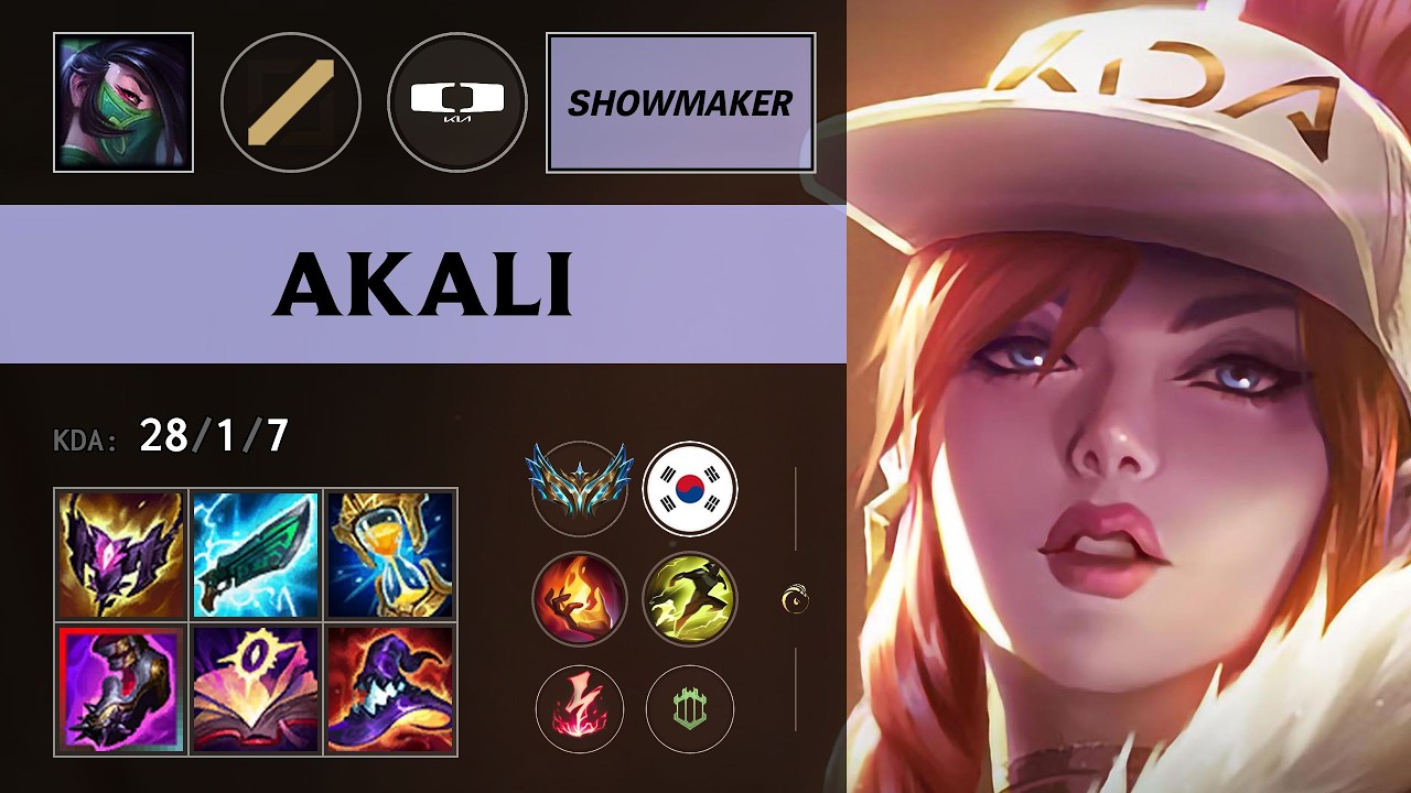 (DK ShowMaker) Akali Mid vs Yone - KR Challenger Patch 26.13