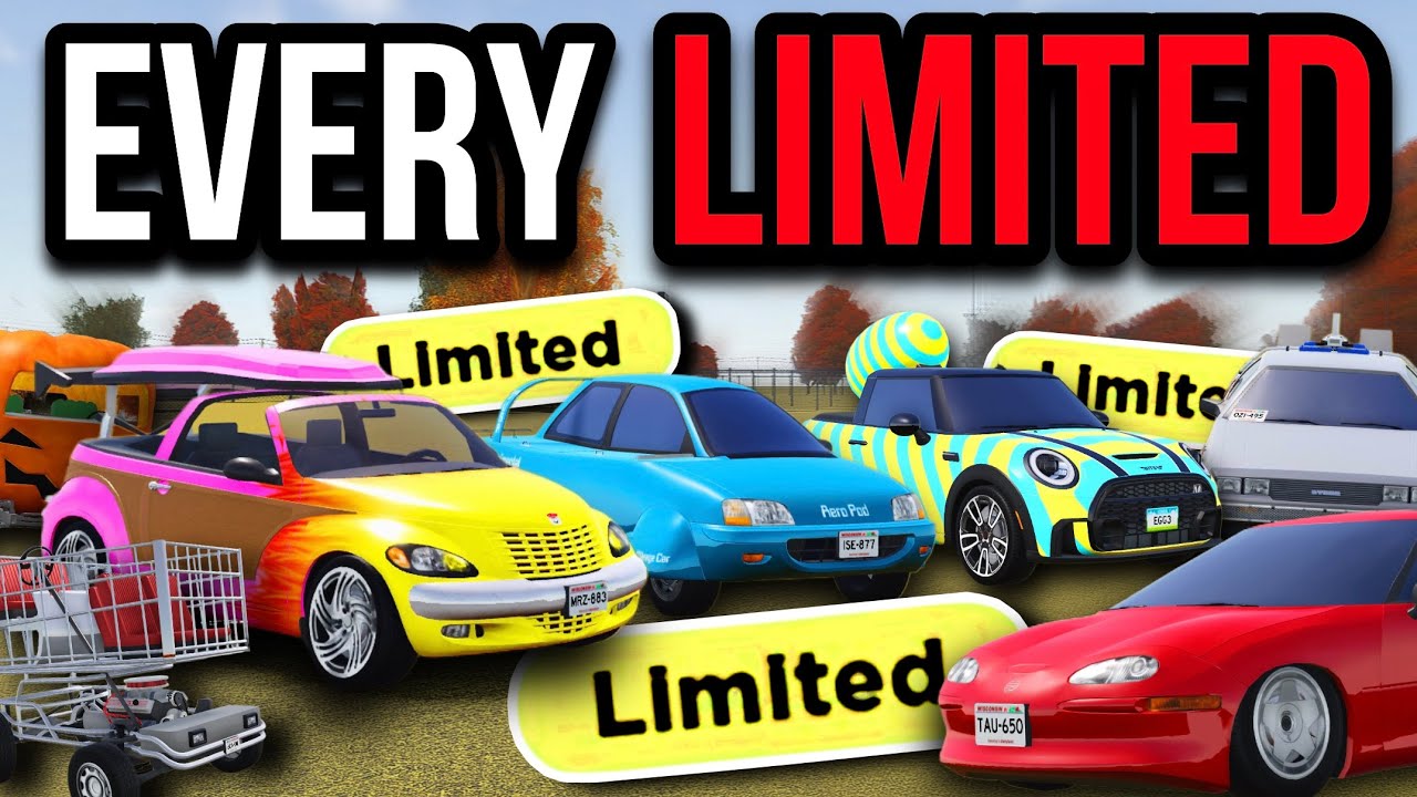 EVERY LIMITED in Greenville!! 50+ cars (Greenville Roblox)