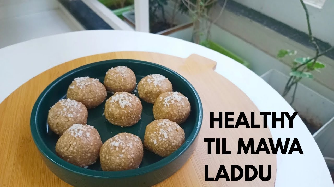 Healthy Til Mawa Laddu Recipe | बिना शुगर तिल मावा लड्डू की मज़ेदार रेसिपी। Healthy Sesame Sweet 