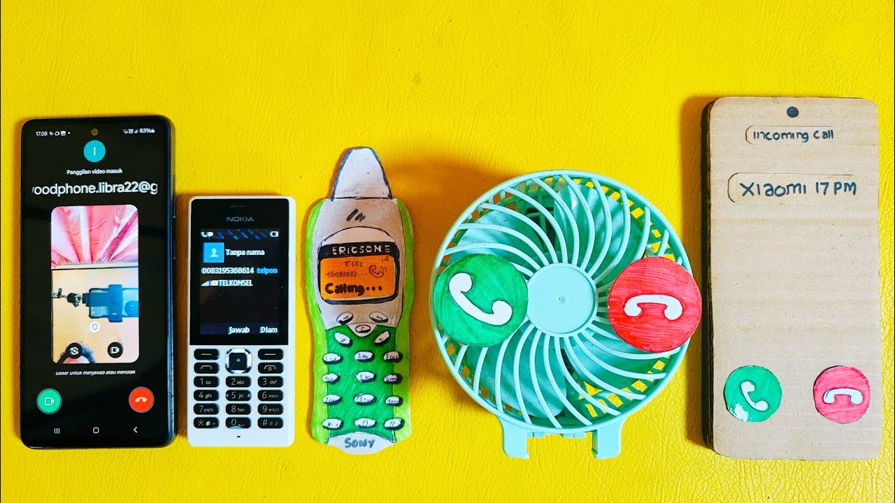 Samsung A52 Meet Vs Nokia 150 vs Ericson R310 vs Small Fan vs Xiaomi 17 pro incoming Call