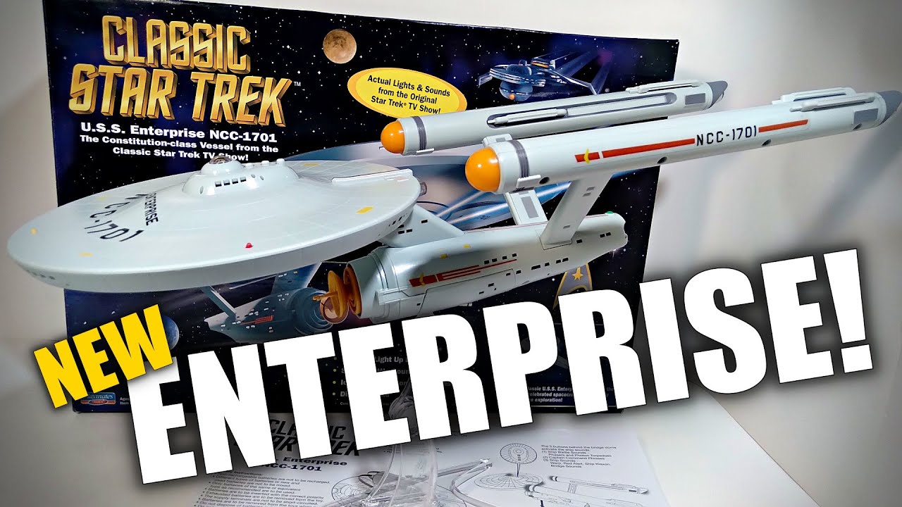 NEW Starship Enterprise Classic STAR TREK Toy Review! #startrek #enterprise