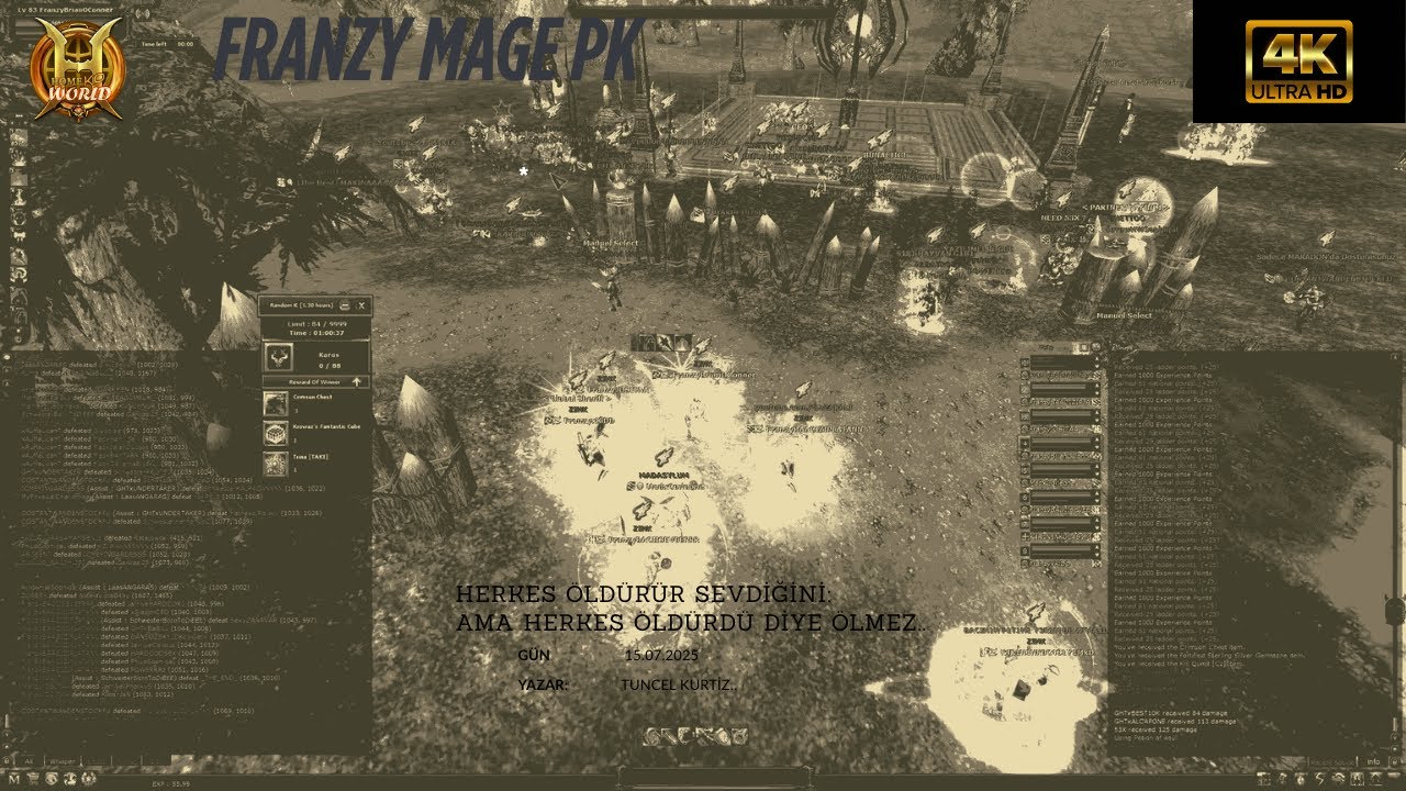 FRANZY BEST MAGE PK PERFORMANCE HOMEKOWORLD Ros Productions. #mage #homekoworld @HomekoWorld2025