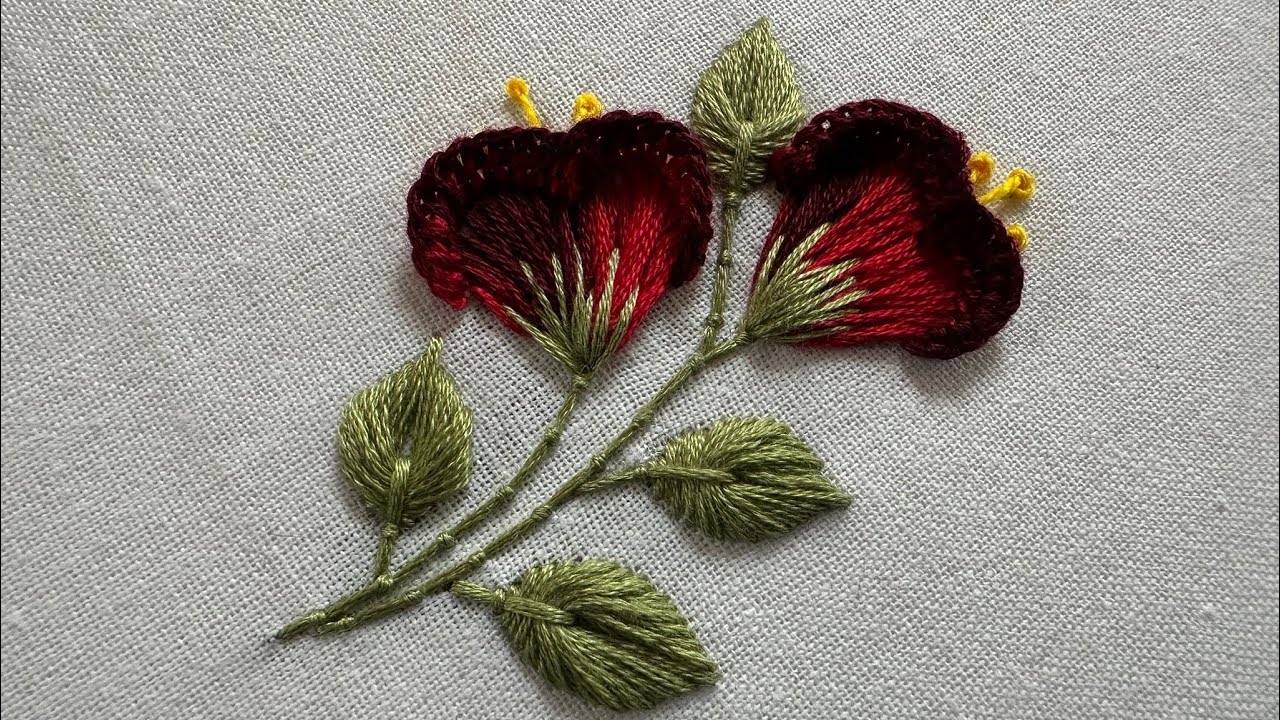 Very easy to follow this technique | hand embroidery design | embroidery 