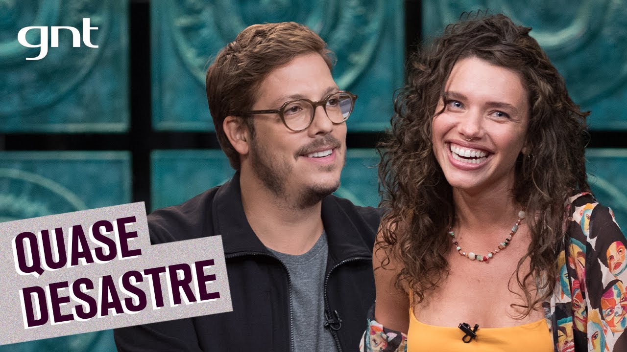 Bruna Linzmeyer leva susto com tromba d'água | Que História é essa, Porchat?