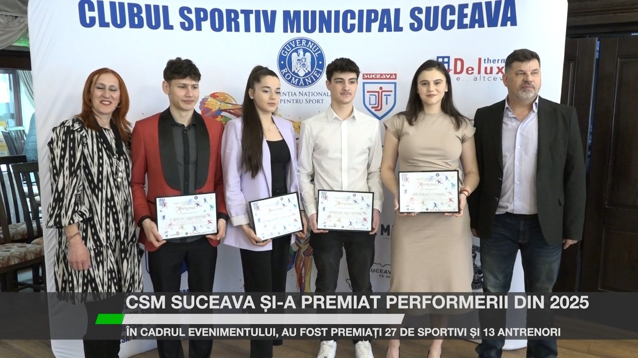 CSM Suceava și-a premiat performerii din 2025