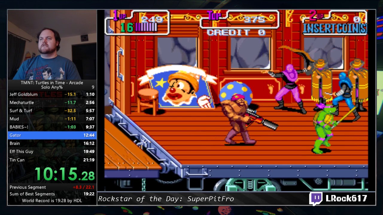 Turtles in Time Arcade Speedrun - 19:54