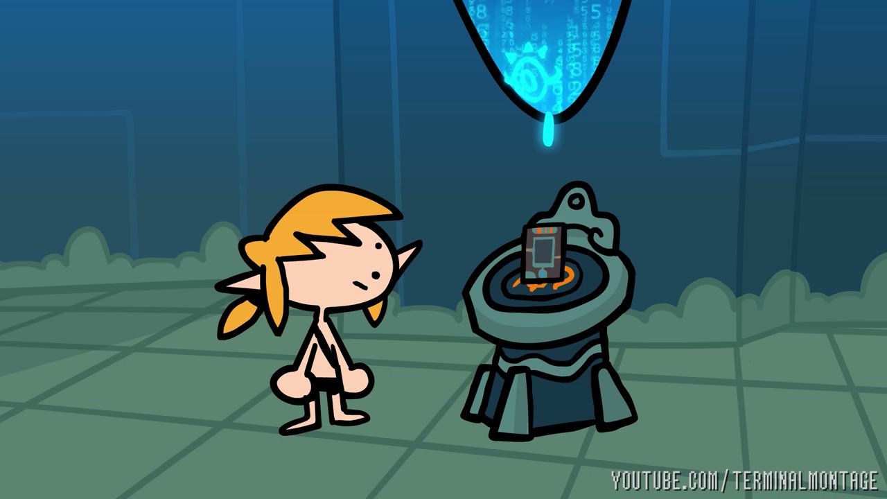 Waiting for the Shiekah Slate drop (Zelda BotW Animated) @TerminalMontage