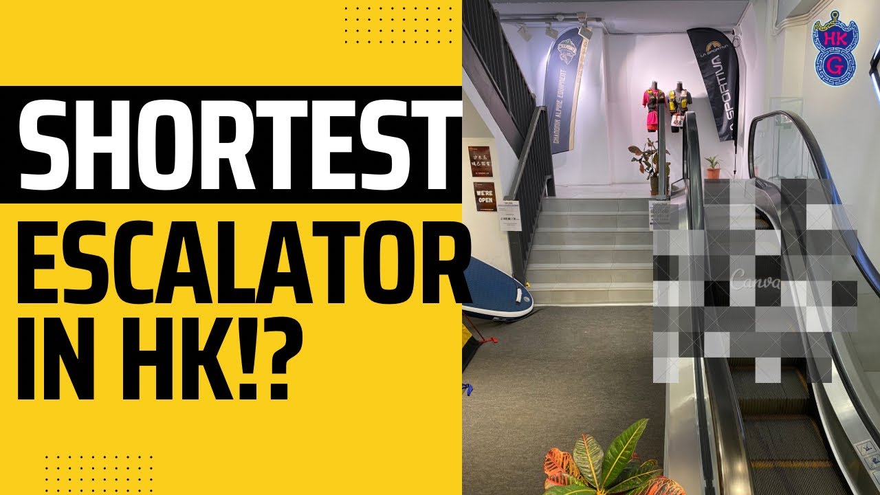 Longest Escalator VS Shortest Escalator in Mong Kok, Hong Kong Travel