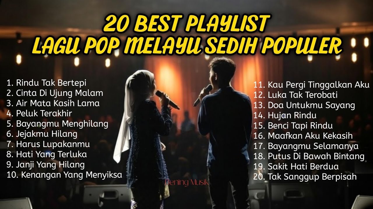 Trending Playlist Lagu #popmelayuterbaru Sedih #viral | TOP 20 Lagu Melayu Nostalgia 2026 -Rindu Tak