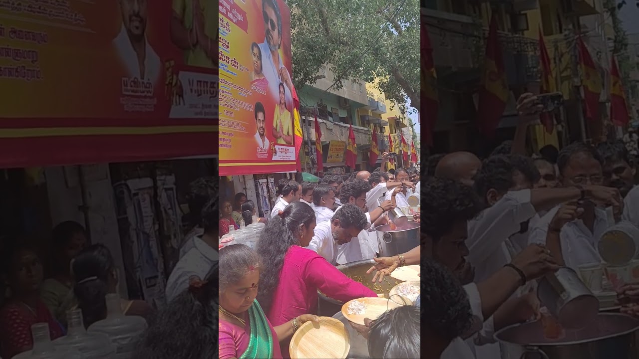 food donate tvk RK Nagar 42 Vada Chennai Tamil Selvi Amma 🙏🙏