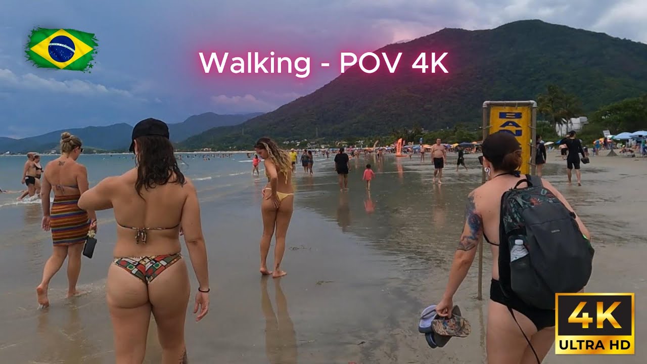 🇧🇷 Ubatuba Beach 🤫: Почему этот рай держат в секрете? О чем вам не говорят... 🌊🌴 | Walking in 4K HDR
