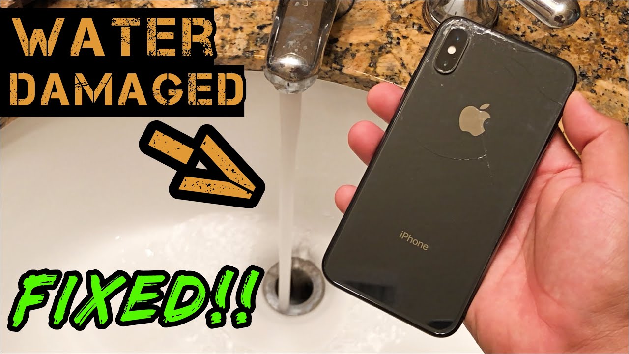 КАК БЕСПЛАТНО устранить повреждения от воды на iPhone X, XS, MAX!!