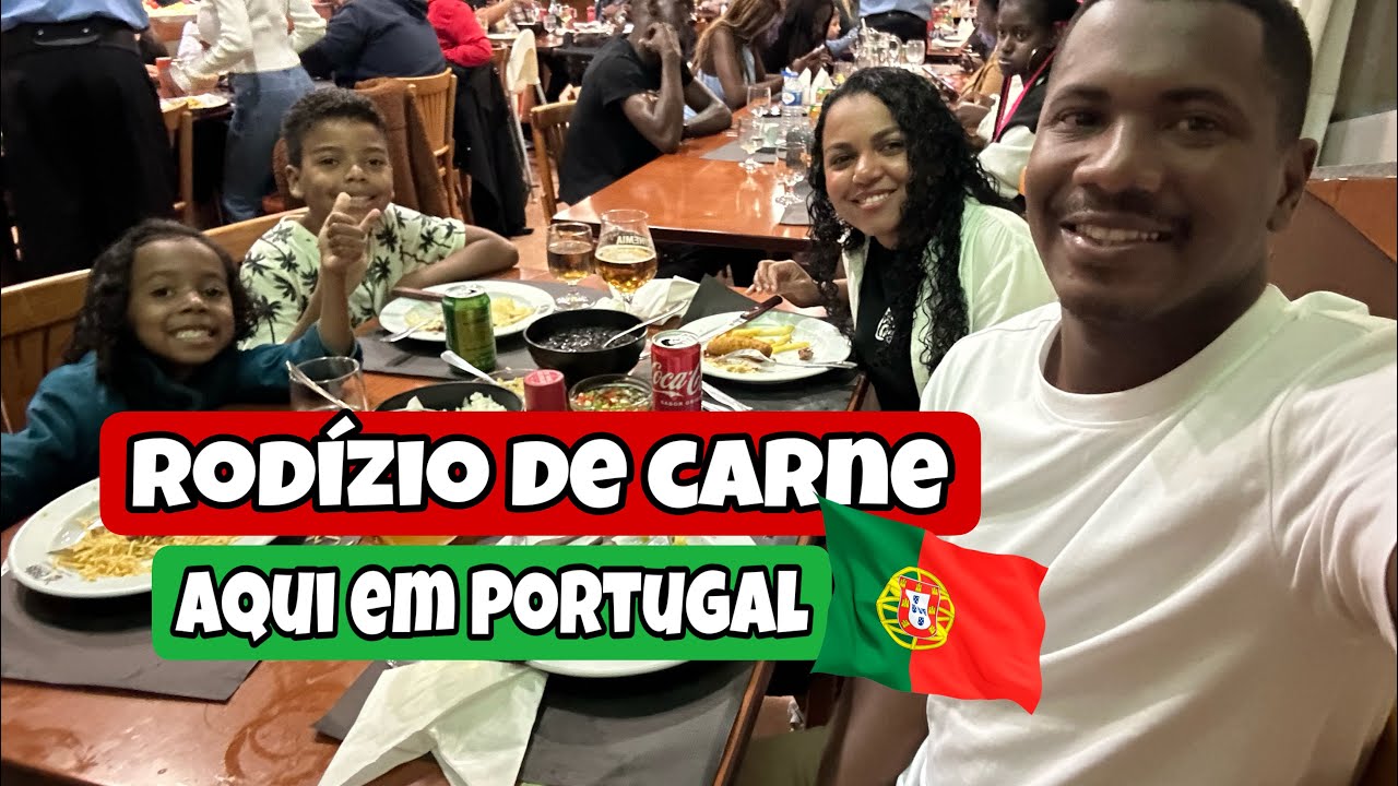 Pela Primeira vez em uma Churrascaria Brasileira aqui em Portugal 🇵🇹