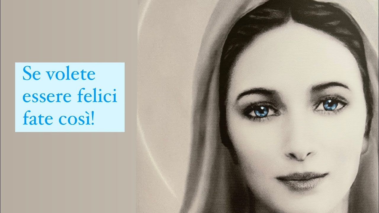 Se volete essere felici fate così !